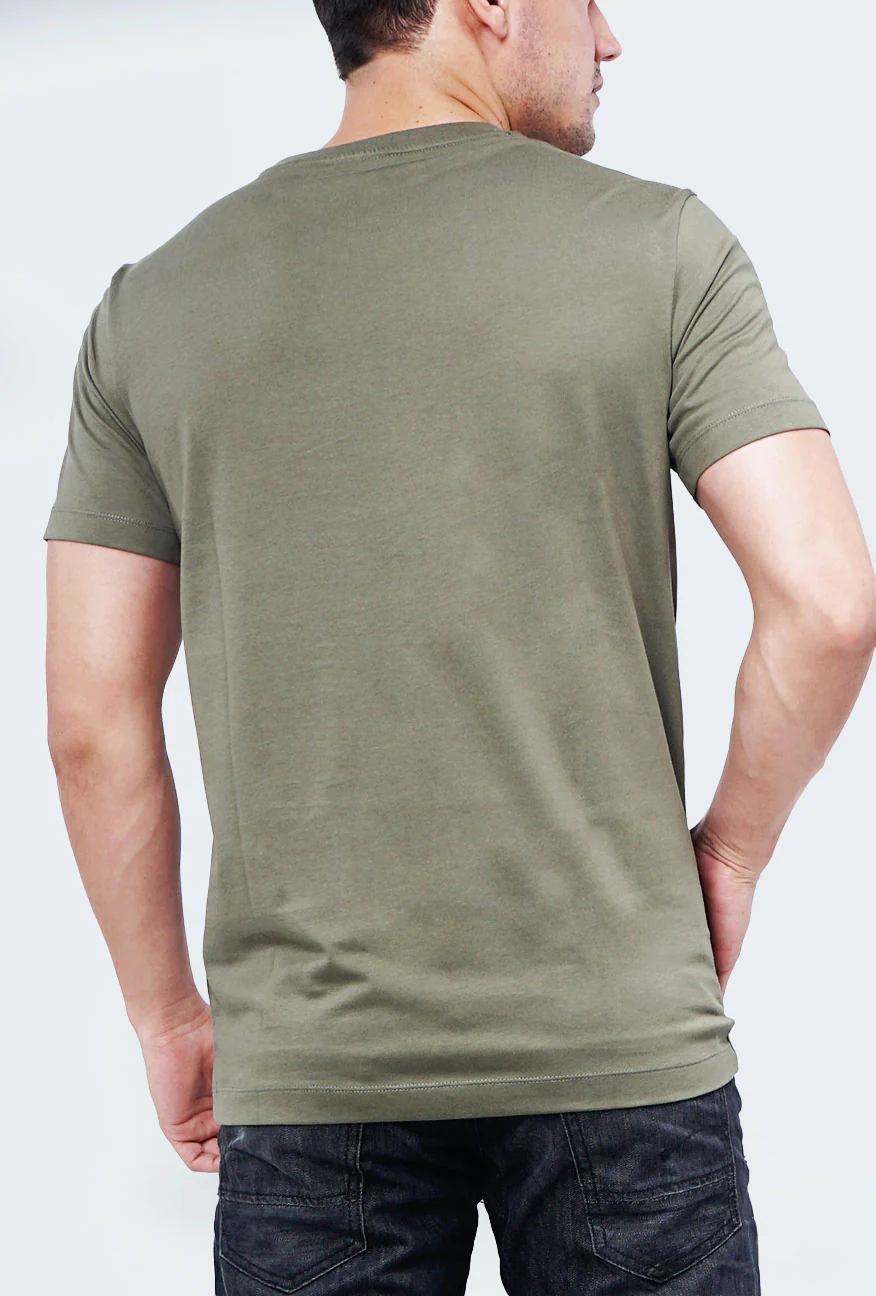 T-Shirt Lengan Pendek Sterino Army - Image 5