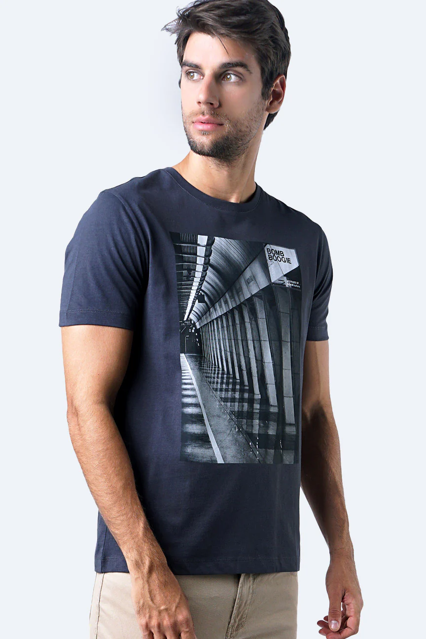 T-Shirt Lengan Pendek Stray Dark Gray