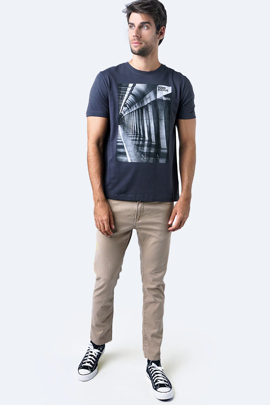 T-Shirt Lengan Pendek Stray Dark Gray - Image 5