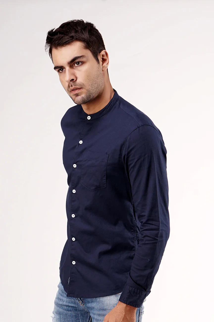 Kemeja Koko Suez Dark Navy Regular - Image 2