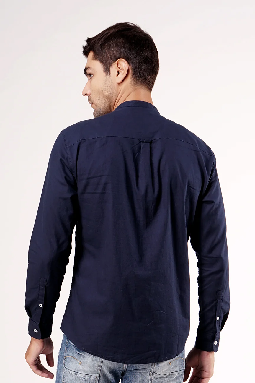 Kemeja Koko Suez Dark Navy Regular - Image 5