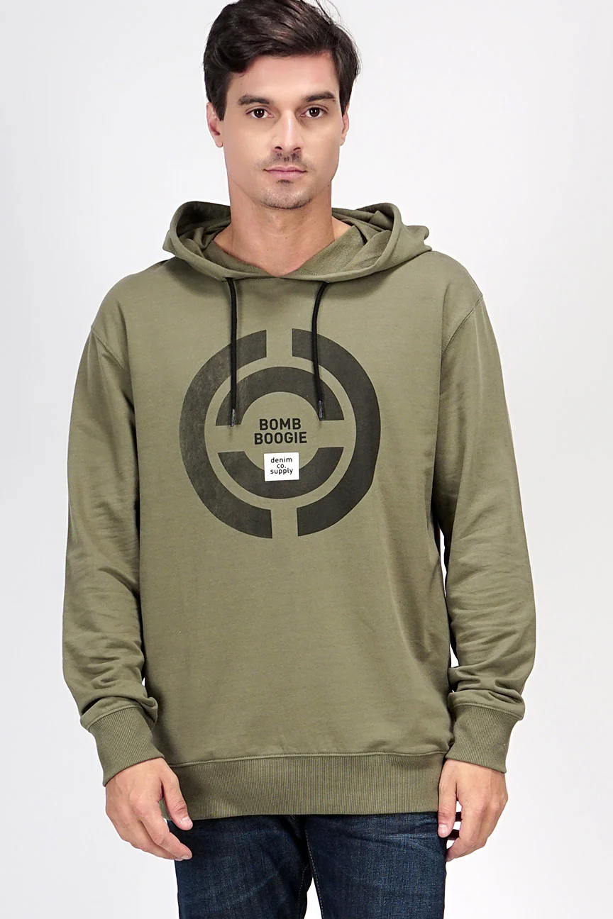 Sweater Hoodie Sweat Grussion Olive