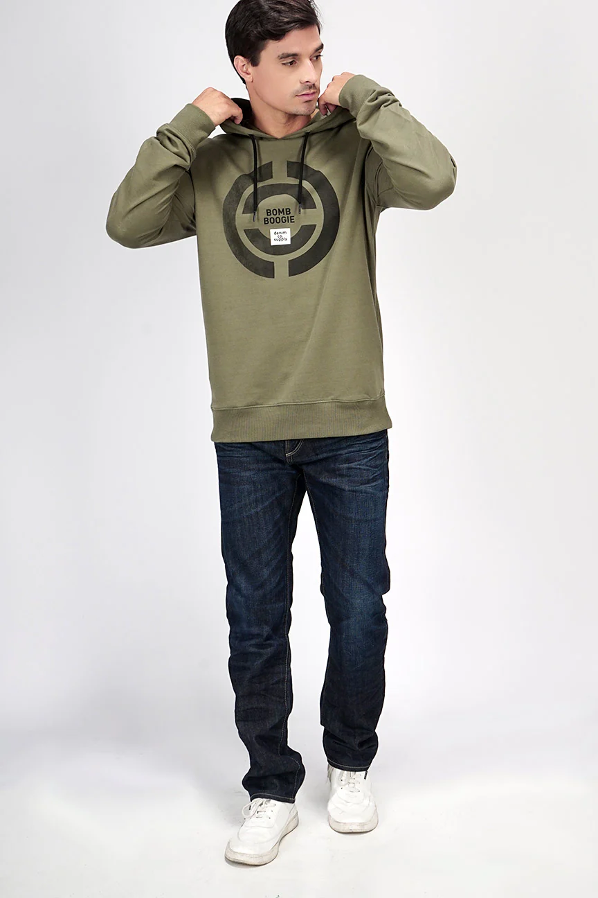 Sweater Hoodie Sweat Grussion Olive - Image 2