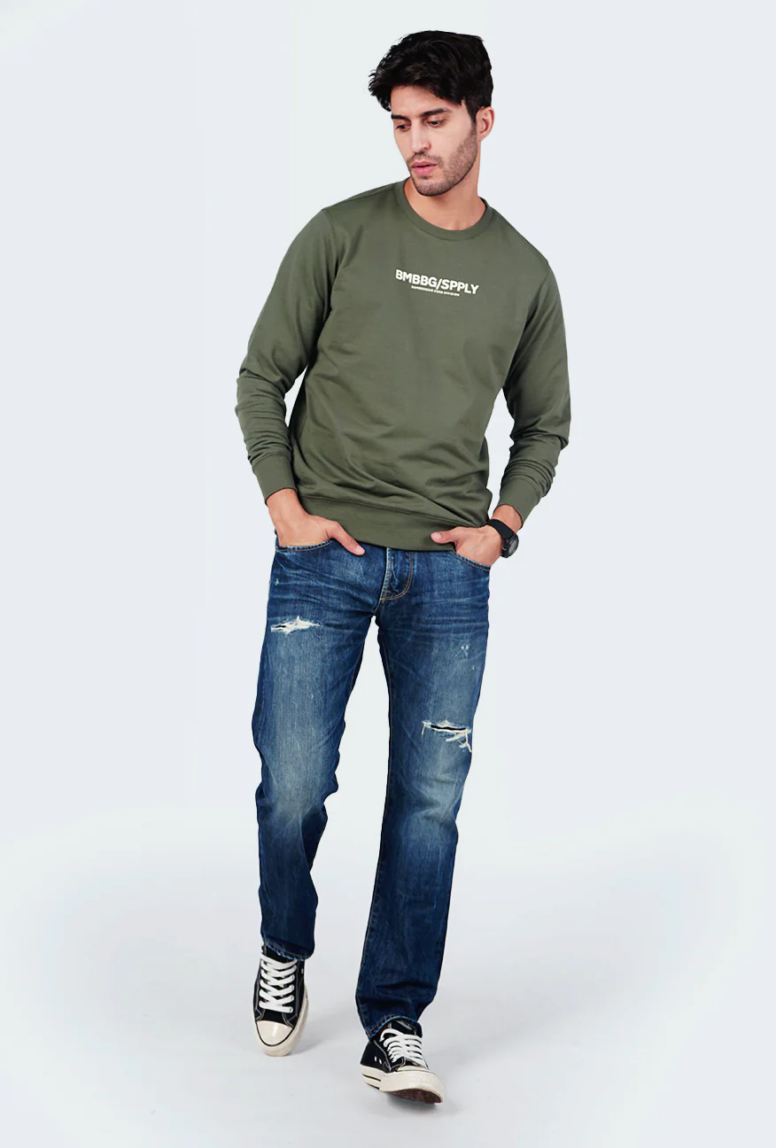 Sweater Crafter Olive - Image 3