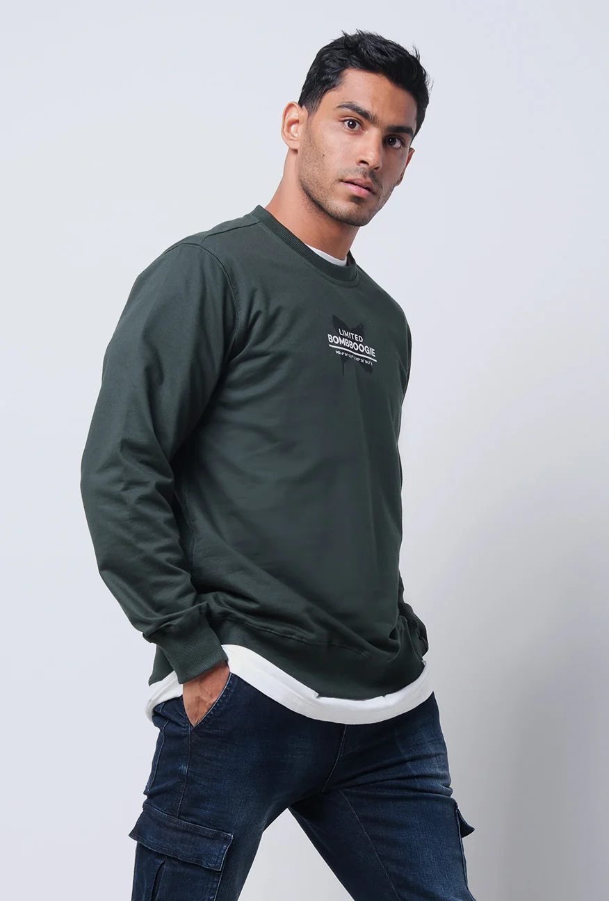 Sweater Davity Dark Green - Image 2
