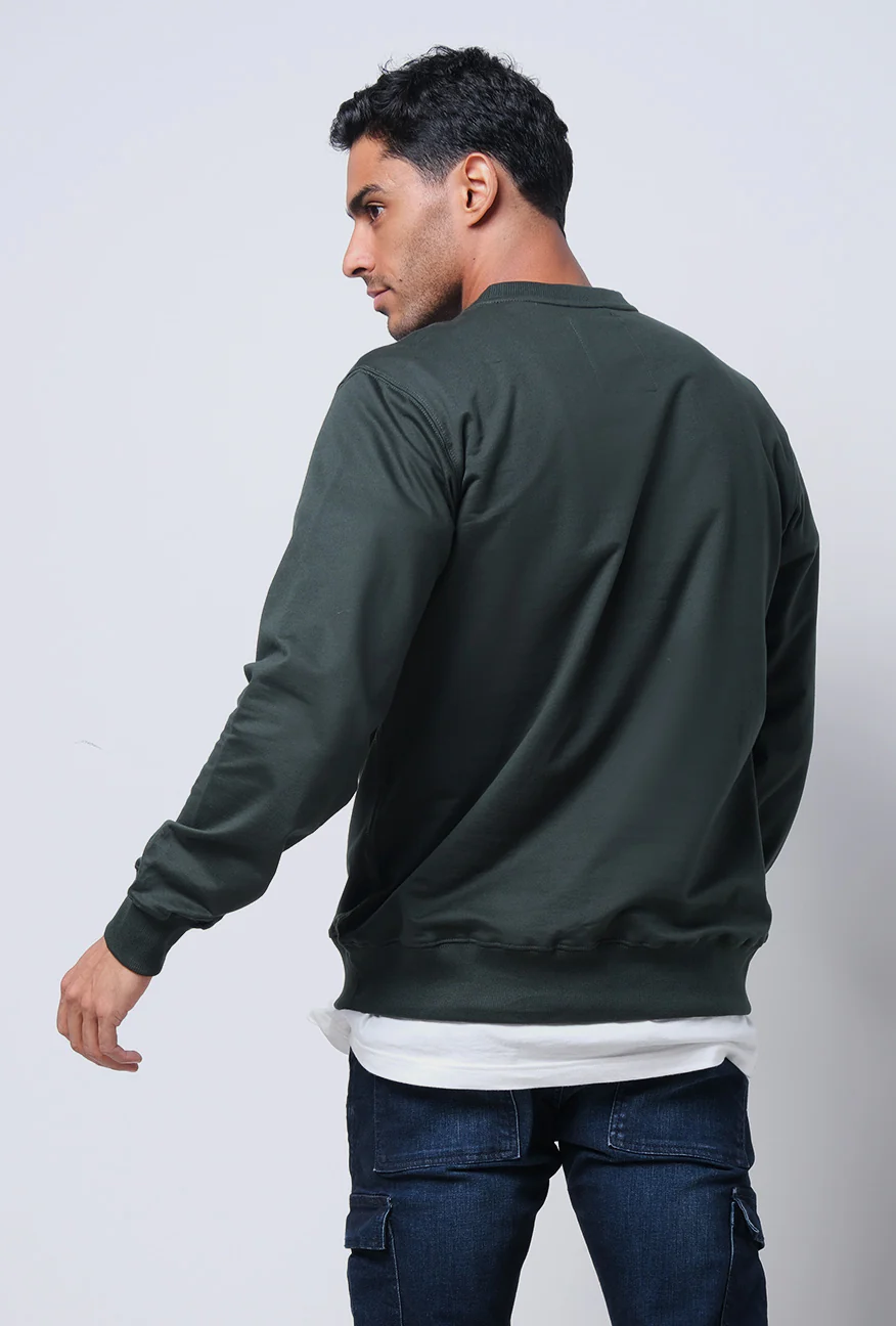 Sweater Davity Dark Green - Image 3