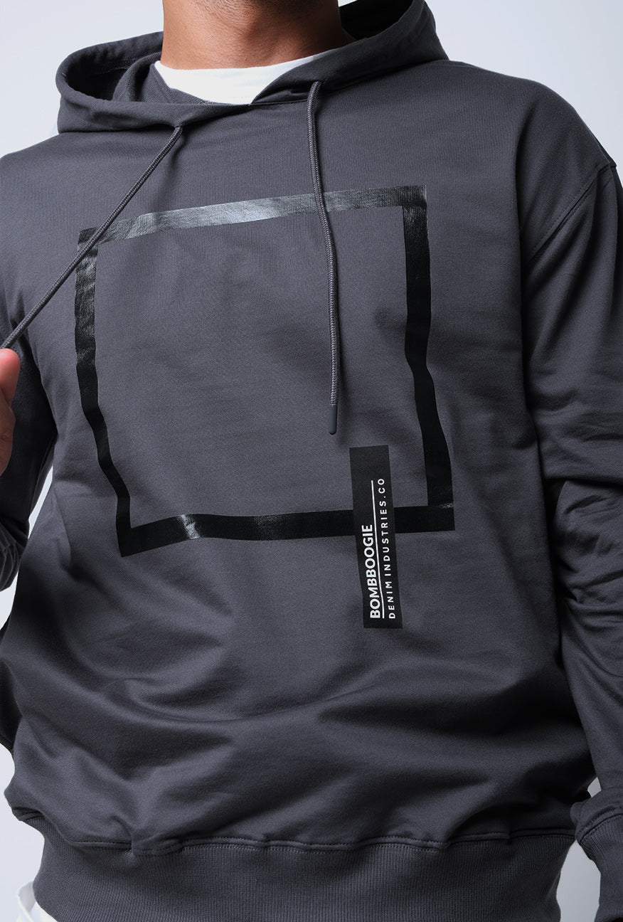 Sweater Hoodie Moiche Dark Grey - Image 2