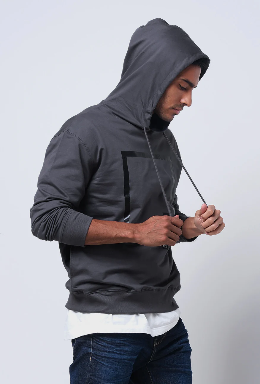 Sweater Hoodie Moiche Dark Grey - Image 3