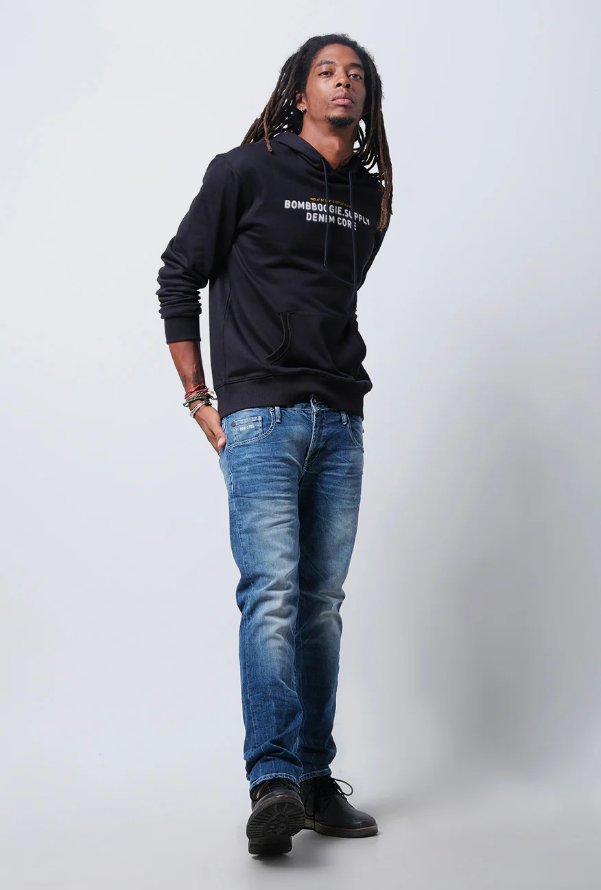 Sweater Hoodie Neiman Black - Image 4