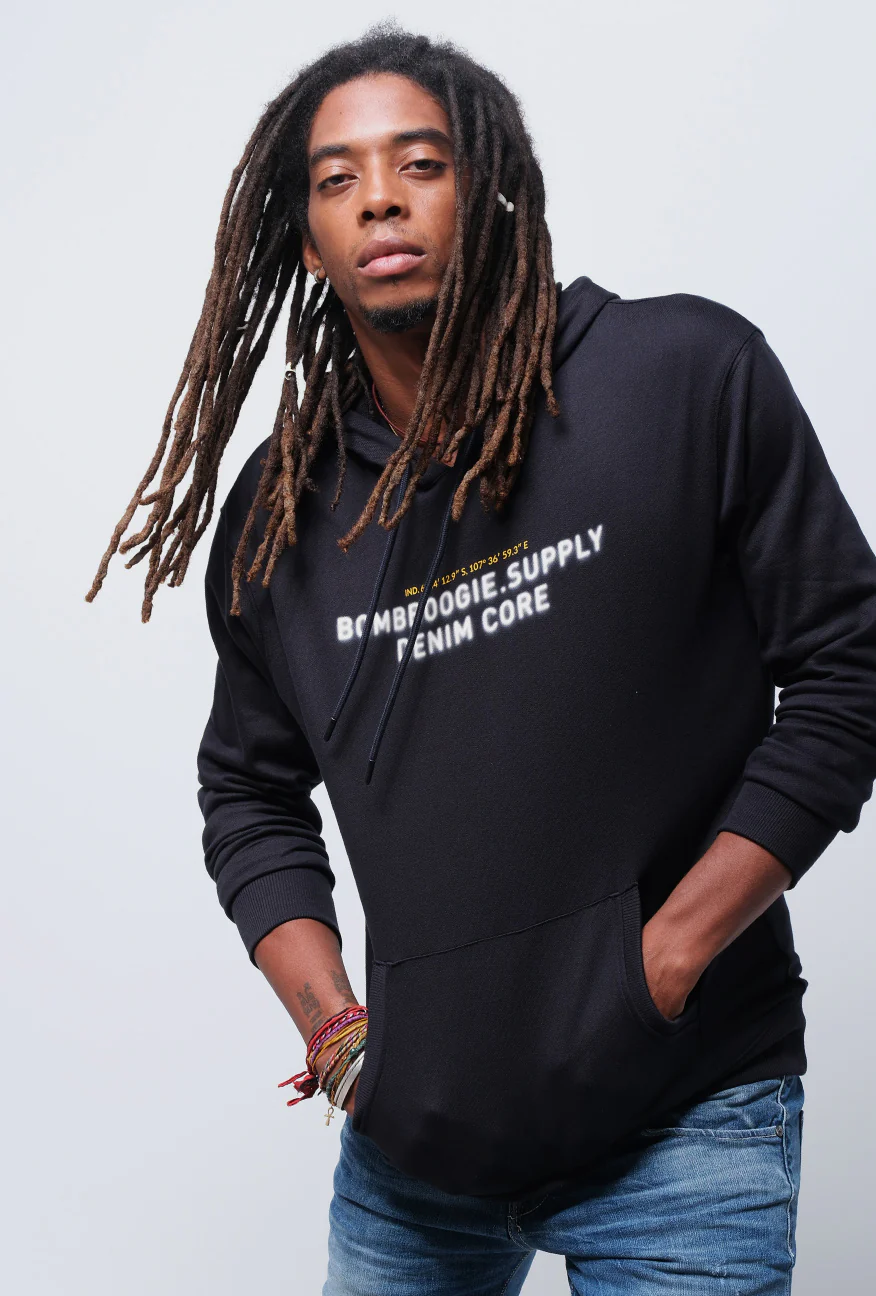 Sweater Hoodie Neiman Black - Image 5