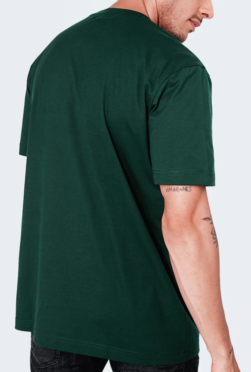 T-Shirt Lengan Pendek Regular Sanders Dark Green - Image 4