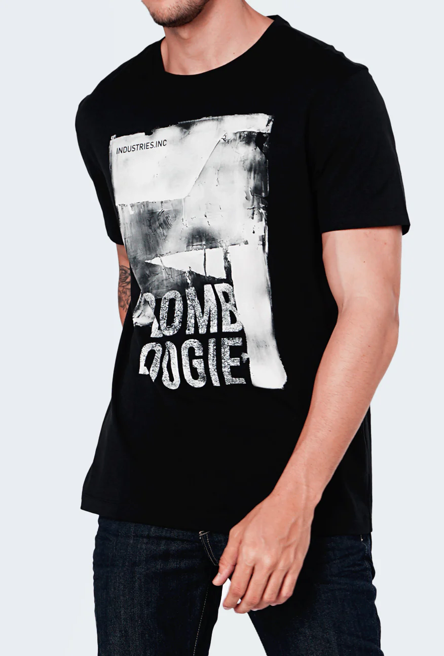 T-Shirt Lengan Pendek Atrava Black - Image 3