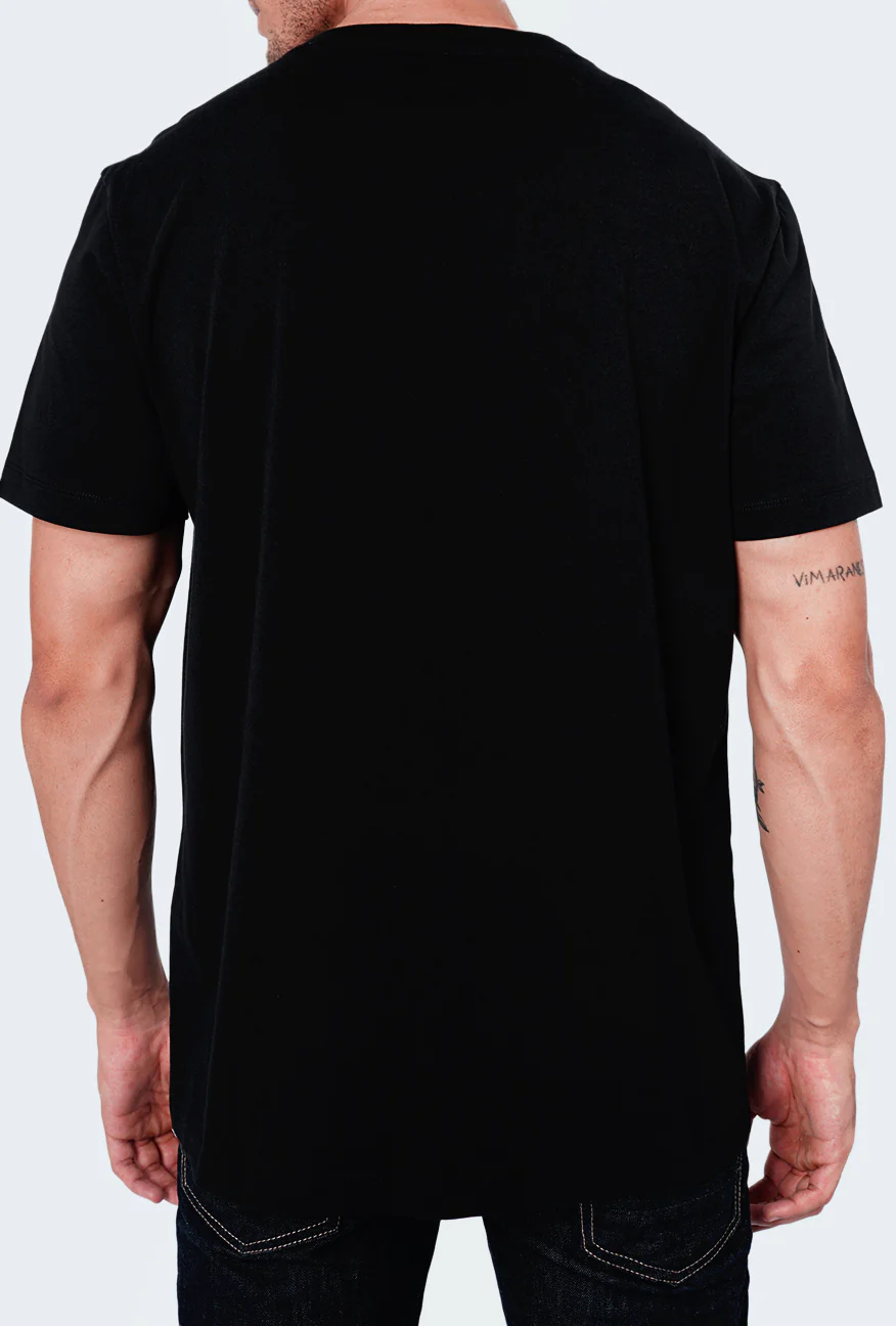 T-Shirt Lengan Pendek Atrava Black - Image 4