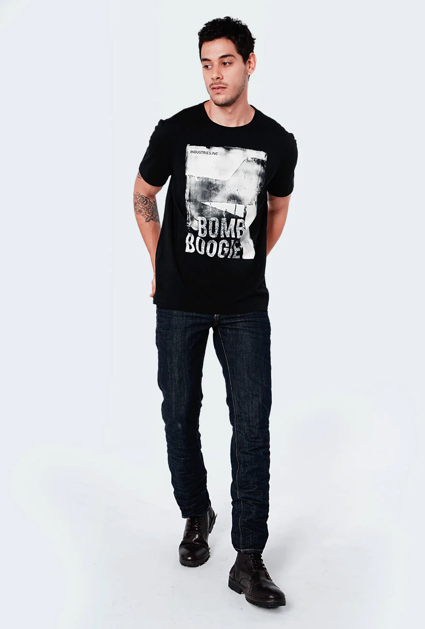 T-Shirt Lengan Pendek Atrava Black - Image 5