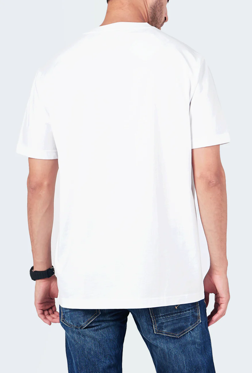T-Shirt Lengan Pendek Regular Cassel Offwhite - Image 5