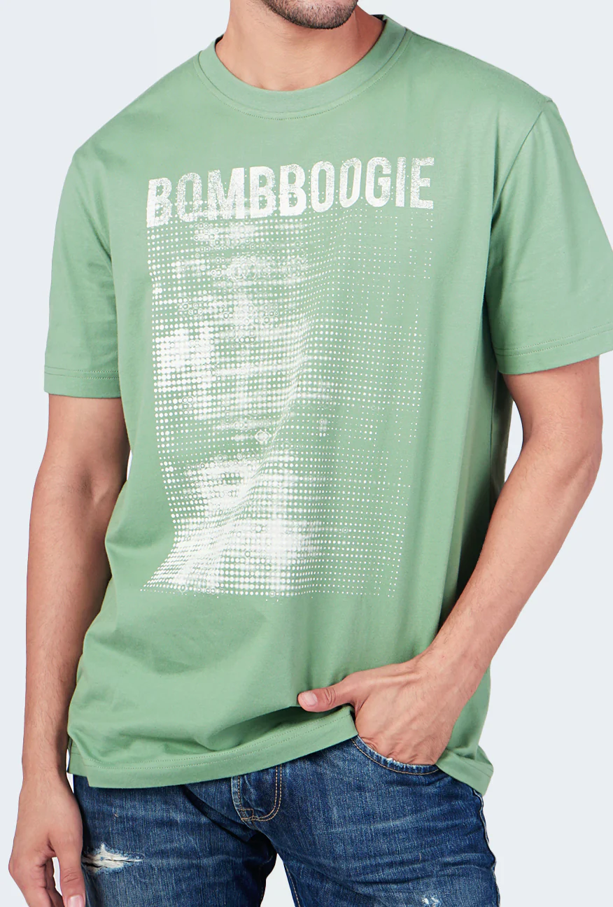 T-Shirt Lengan Pendek Regular Casser Light Green - Image 2