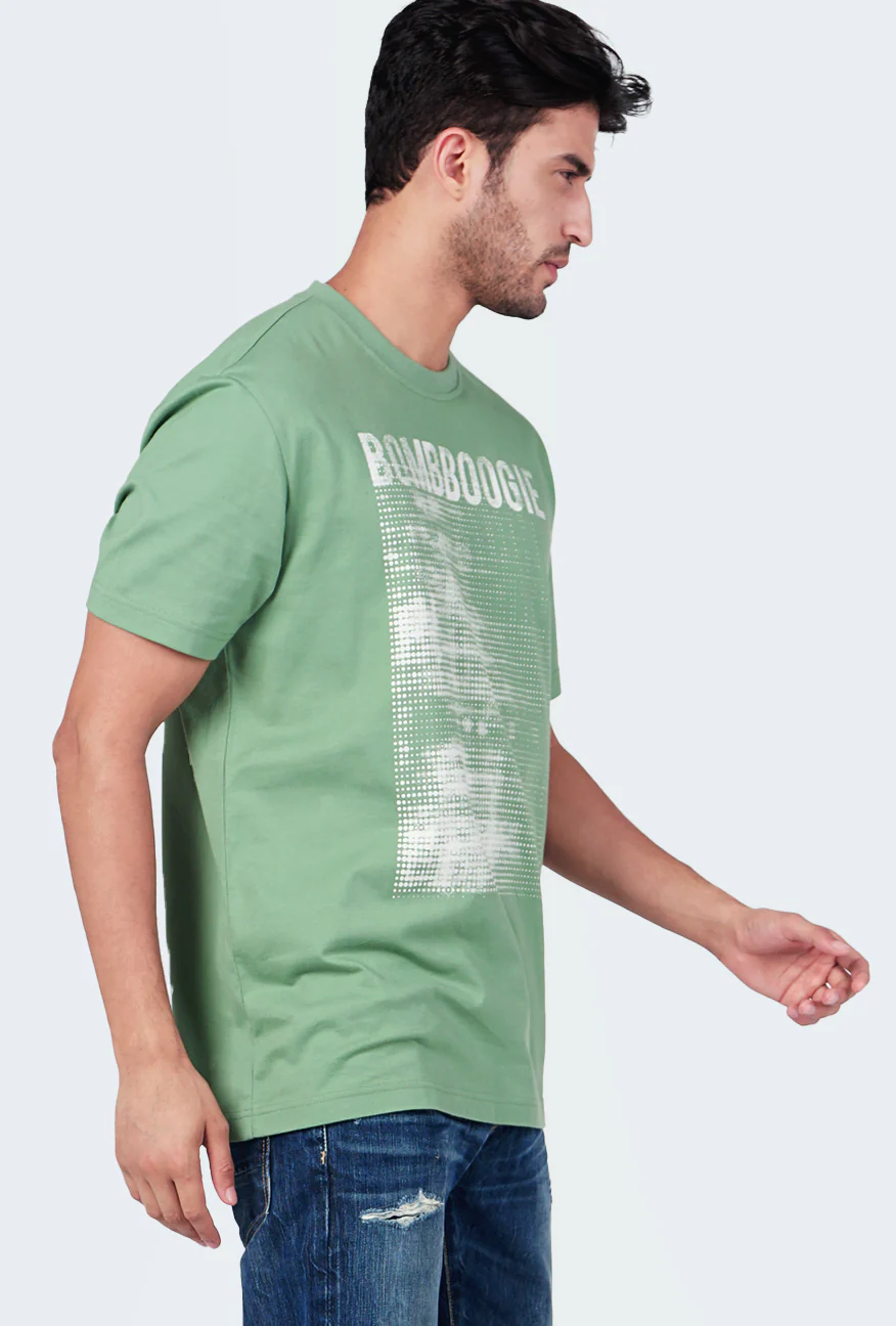 T-Shirt Lengan Pendek Regular Casser Light Green - Image 4
