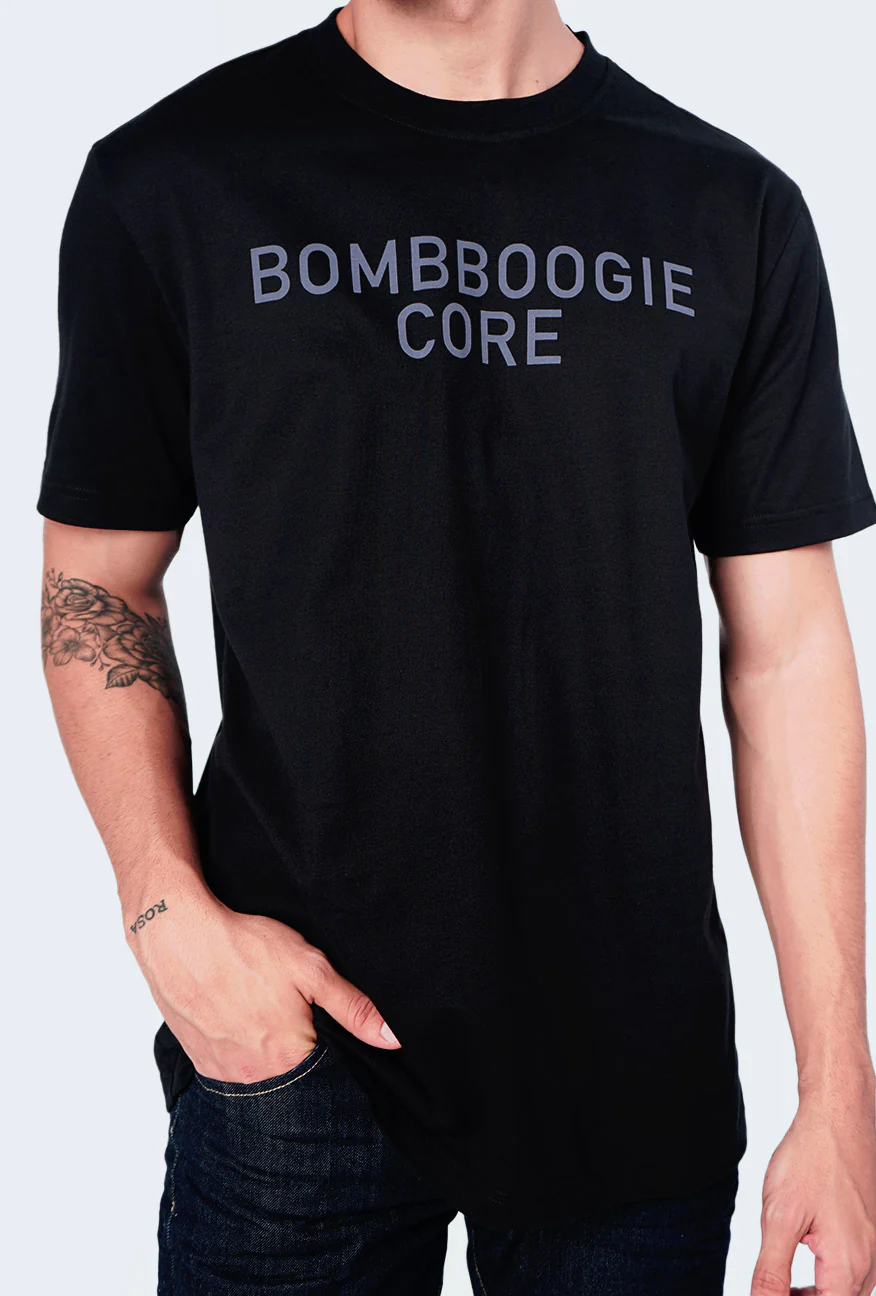 T-Shirt Lengan Pendek Denzel 2.0 Black Regular - Image 2