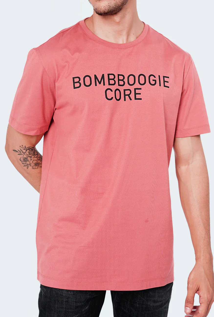 T-Shirt Lengan Pendek Denzel 2.0 Dark Pink - Image 2