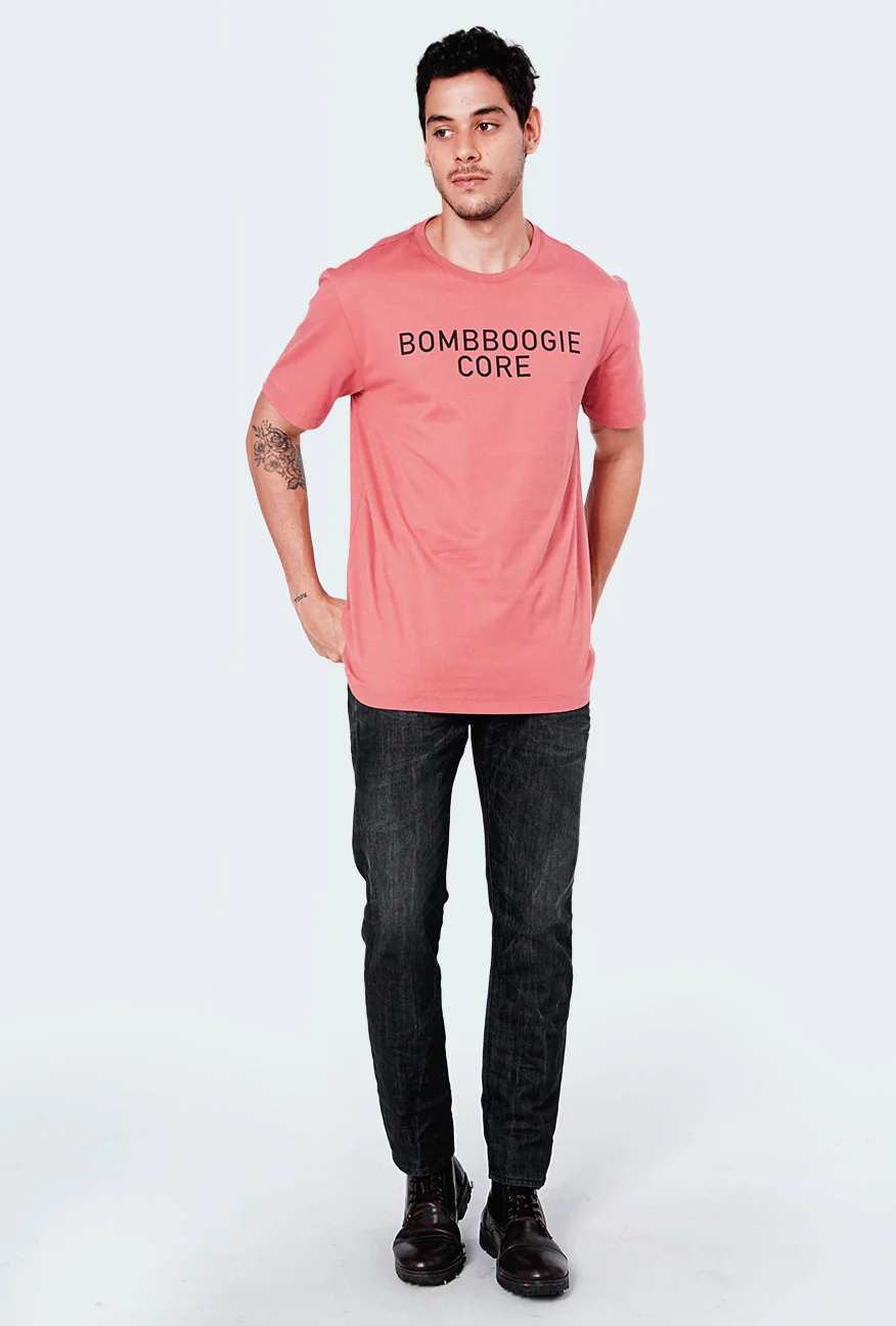 T-Shirt Lengan Pendek Denzel 2.0 Dark Pink - Image 3