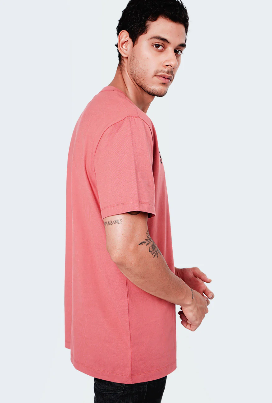 T-Shirt Lengan Pendek Denzel 2.0 Dark Pink - Image 5
