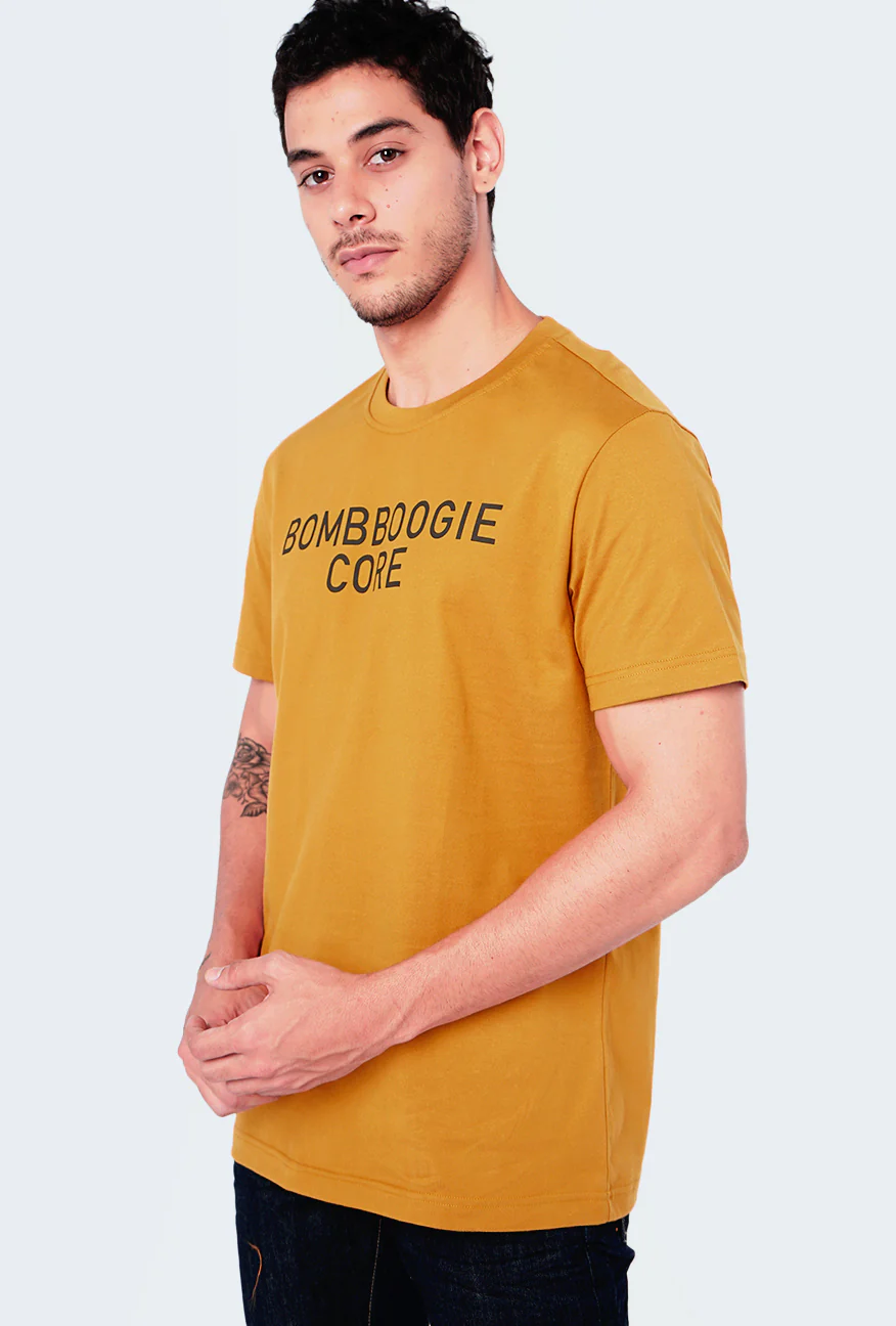T-Shirt Lengan Pendek Denzel 2.0 Mustard