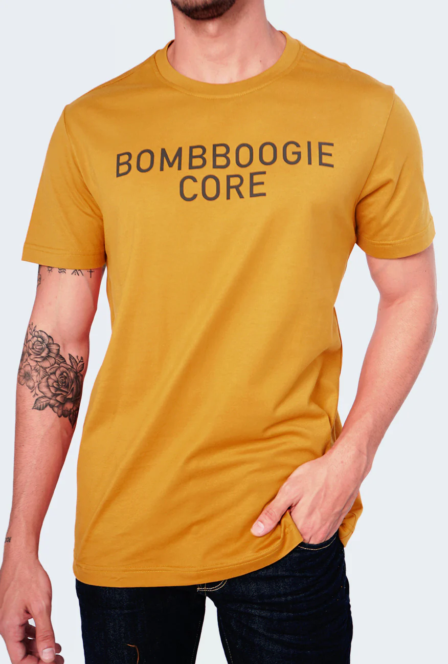 T-Shirt Lengan Pendek Denzel 2.0 Mustard - Image 2