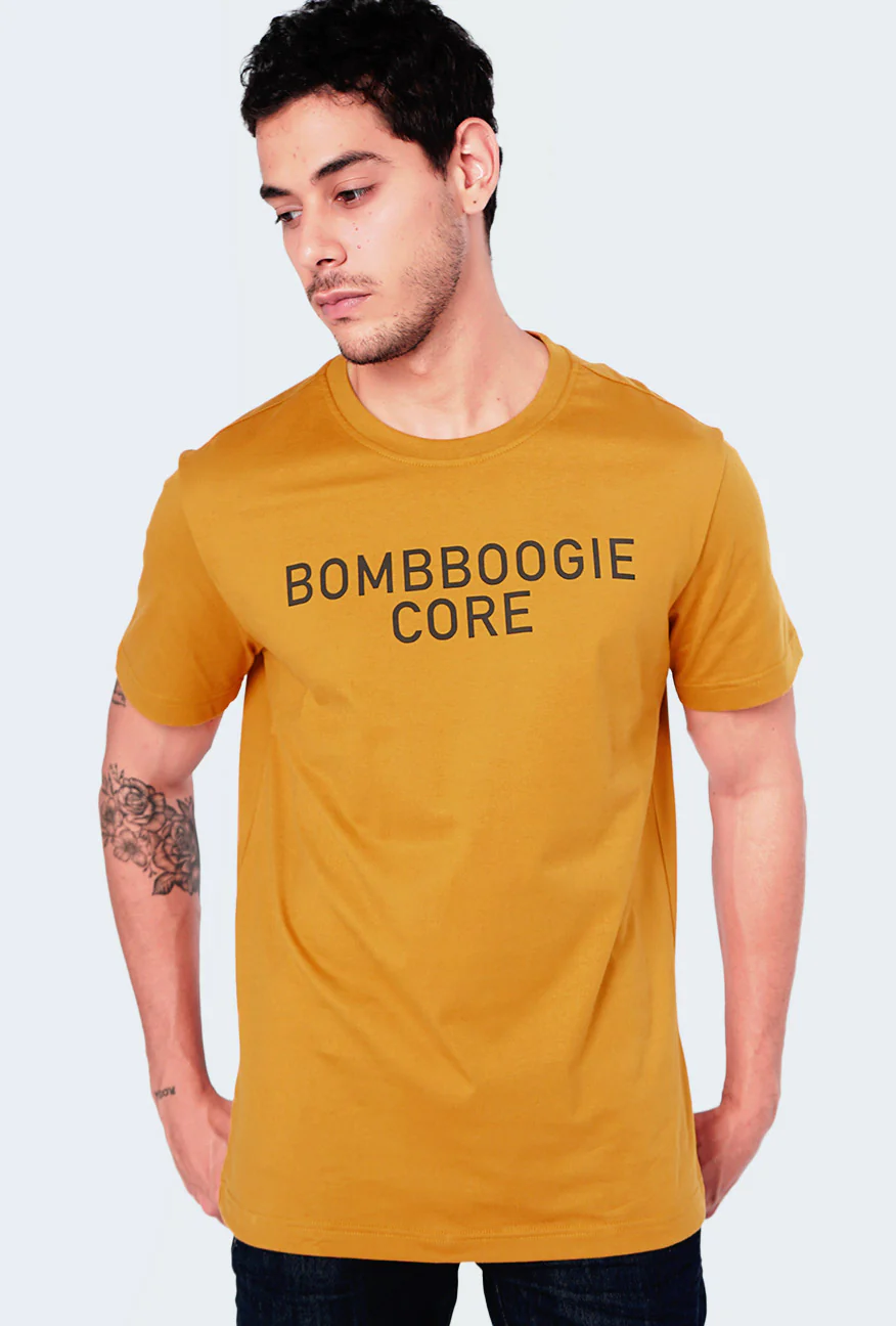 T-Shirt Lengan Pendek Denzel 2.0 Mustard - Image 4