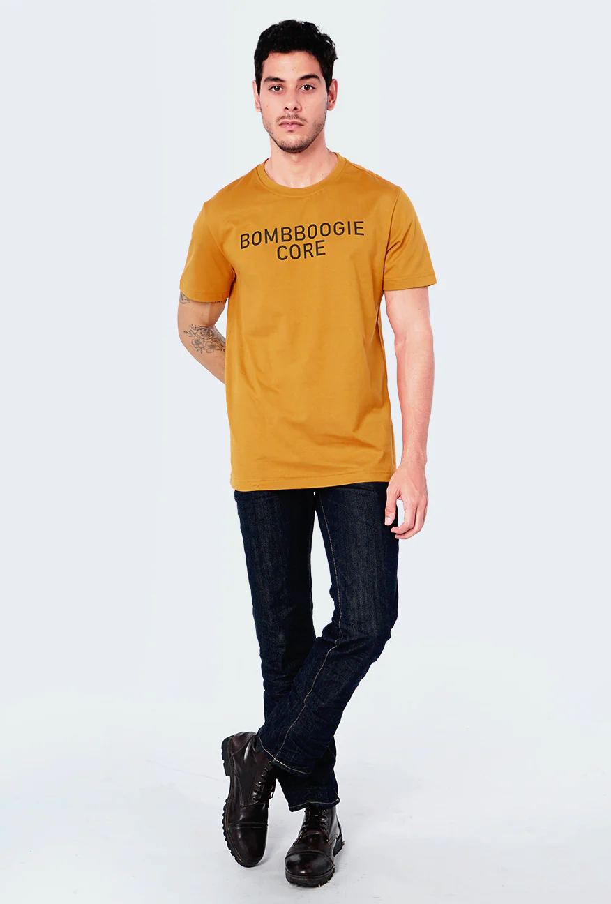 T-Shirt Lengan Pendek Denzel 2.0 Mustard - Image 5