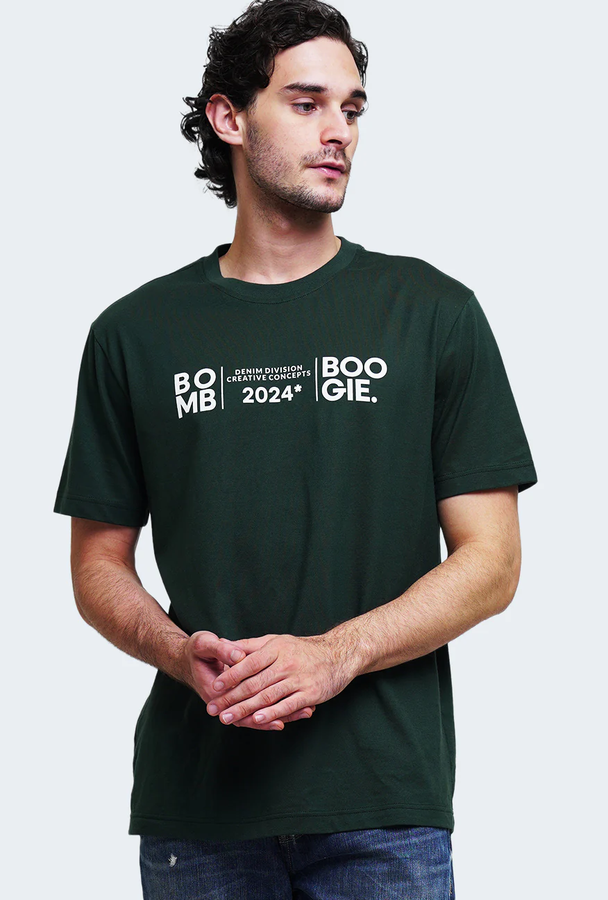 T-Shirt Lengan Pendek Drasner Regular Green - Image 4