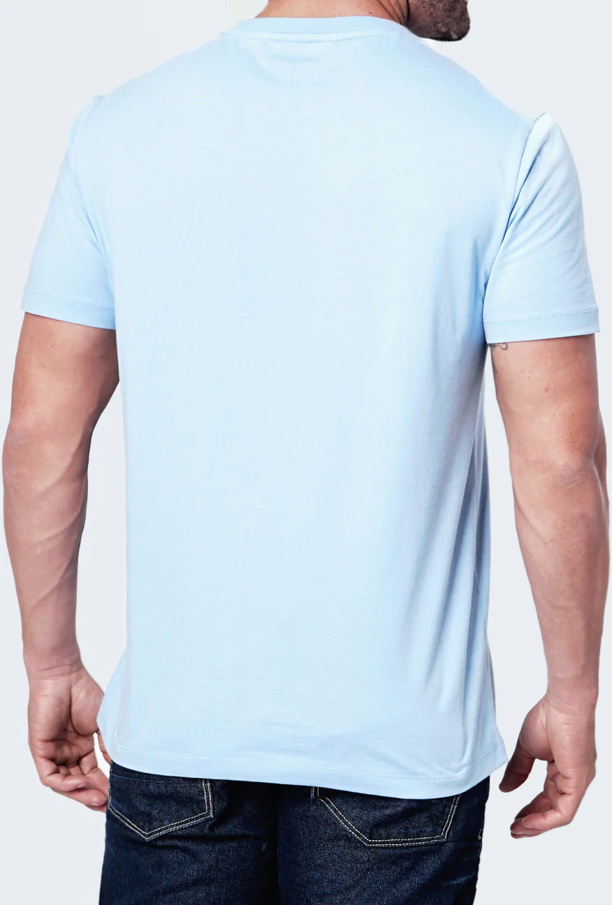 T-Shirt Lengan Pendek Elzayn Light Blue - Image 5