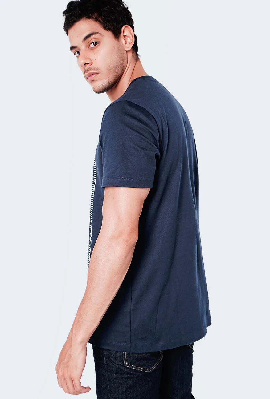 T-Shirt Lengan Pendek Fronca Dark Navy Regular - Image 5