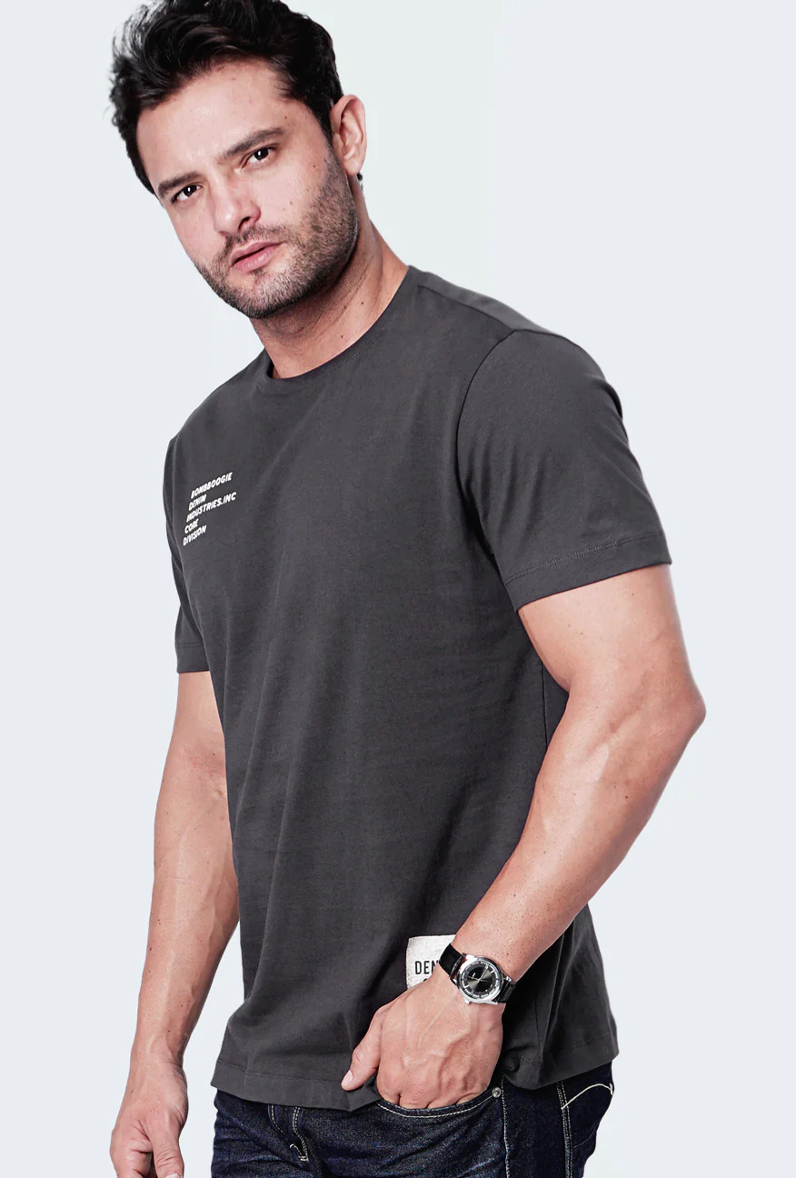 T-Shirt Lengan Pendek Frosty Grey - Image 2