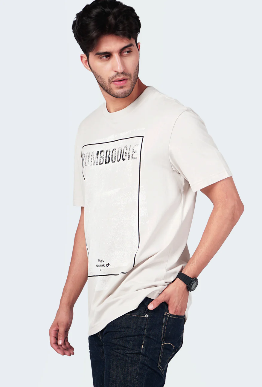 T-Shirt Lengan Pendek Korky Khaki Regular
