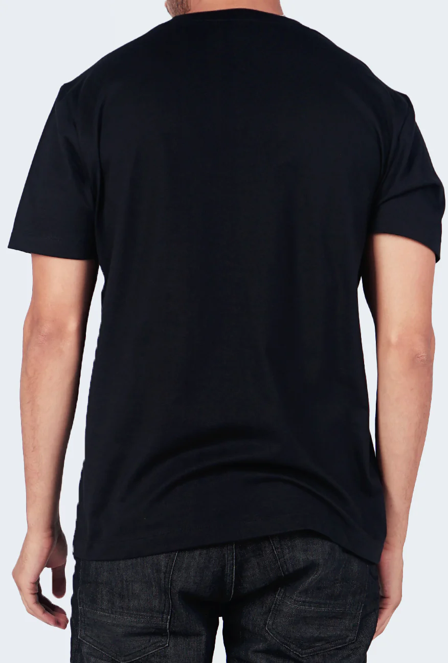 T-Shirt Lengan Pendek Mismith Black Slimfit - Image 4