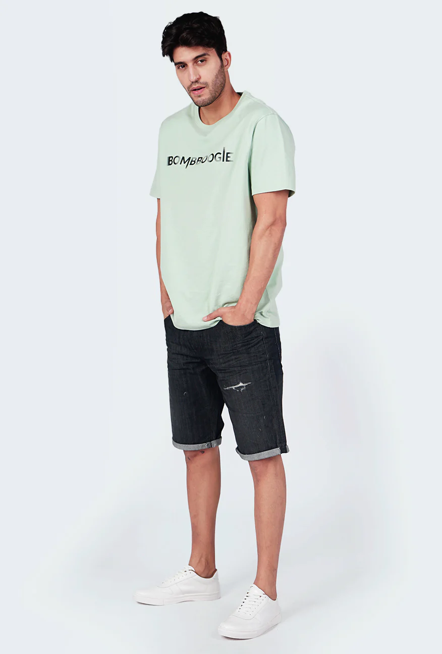 T-shirt Lengan Pendek Nucla Light Green - Image 4