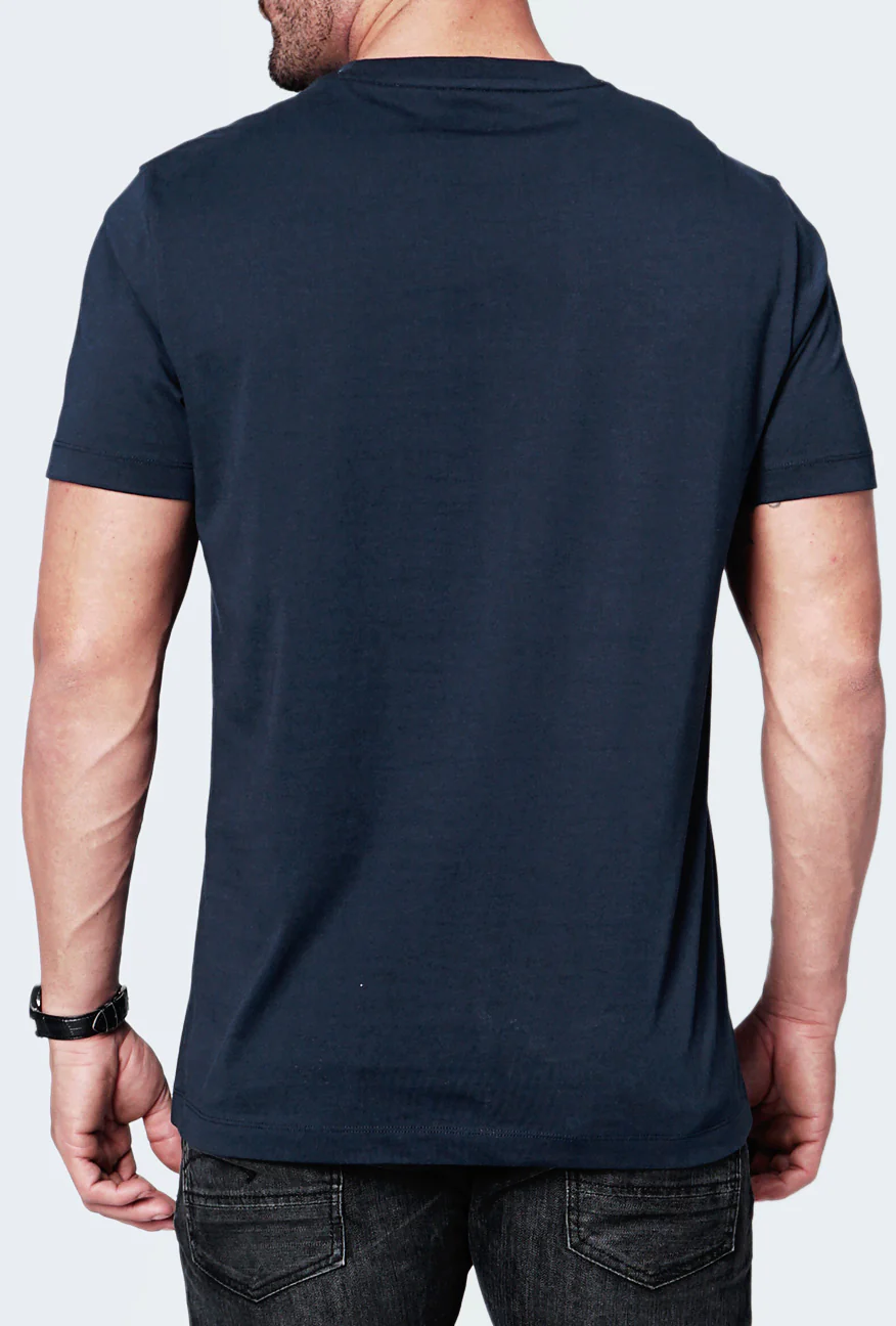 T-Shirt Lengan Pendek Ortiz Navy - Image 5