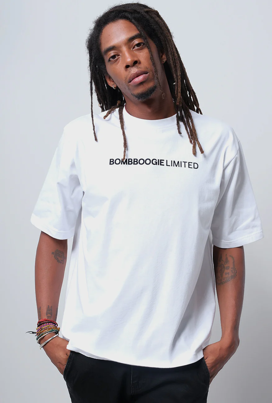 T-Shirt Lengan Pendek Oversized Goxity Offwhite - Image 3