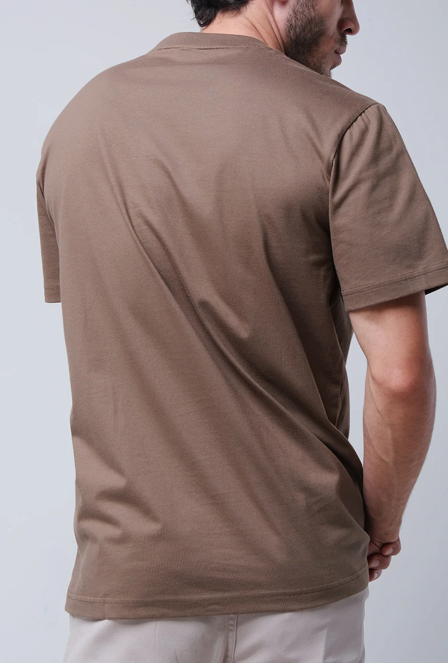 T-Shirt Lengan Pendek Regular Backley Brown - Image 4