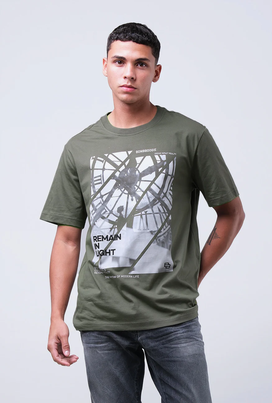 T-Shirt Lengan Pendek Regular Camaro Green 2.0 - Image 2