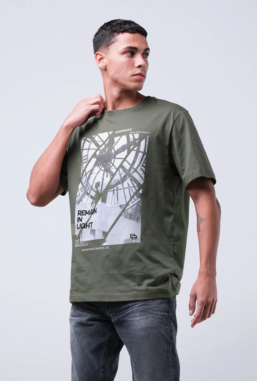 T-Shirt Lengan Pendek Regular Camaro Green 2.0 - Image 4