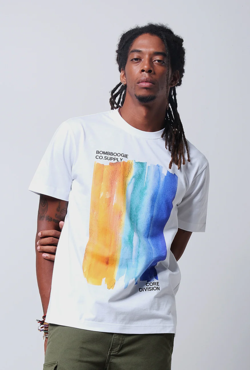 T-Shirt Lengan Pendek Regular Carlett Offwhite
