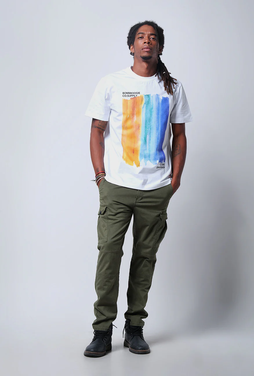 T-Shirt Lengan Pendek Regular Carlett Offwhite - Image 3