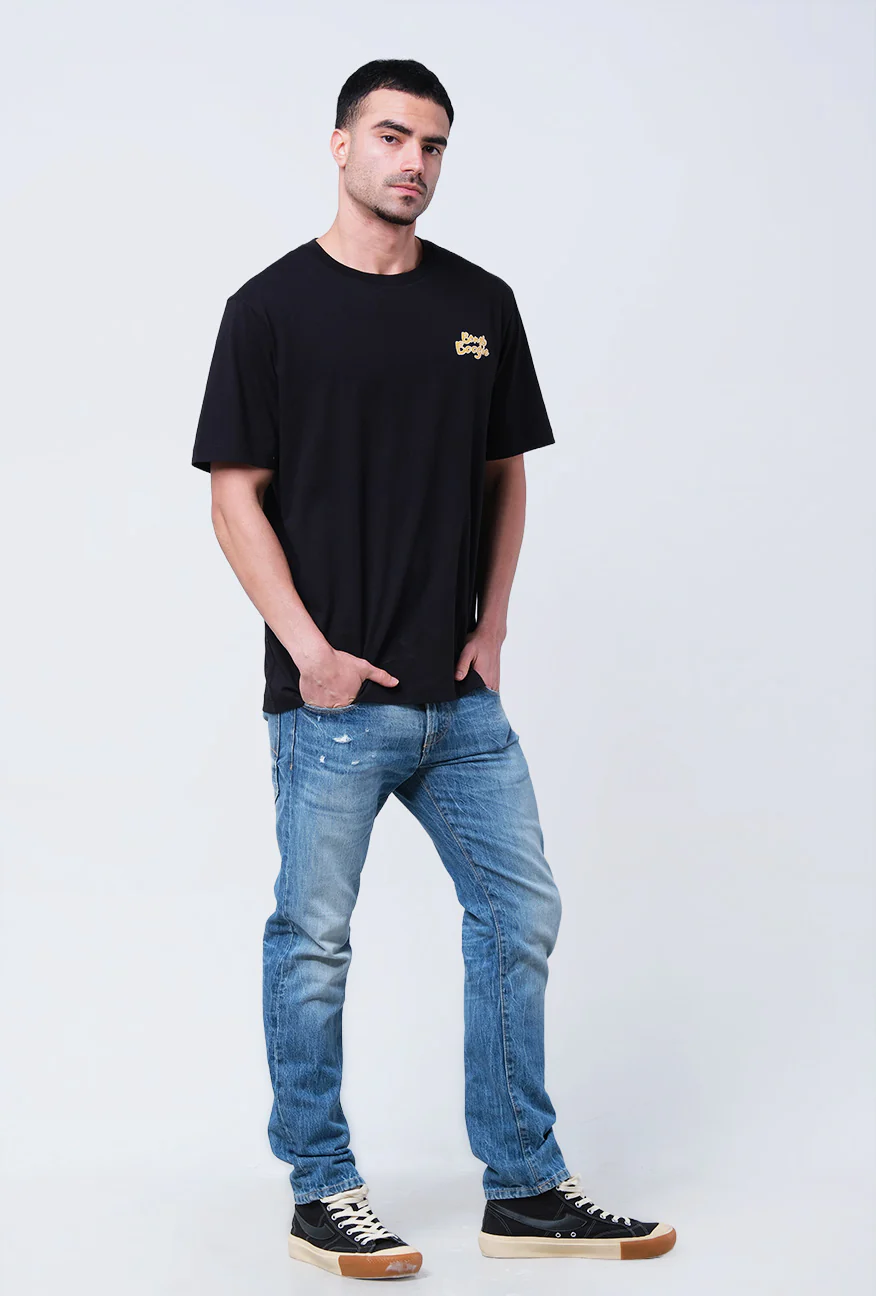 T-Shirt Lengan Pendek Regular Cheviero Black 2.0 - Image 2