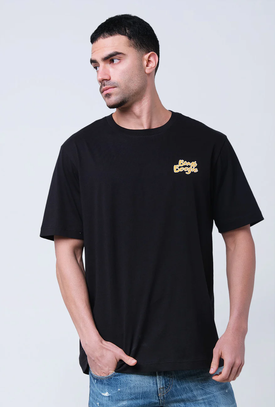 T-Shirt Lengan Pendek Regular Cheviero Black 2.0 - Image 4