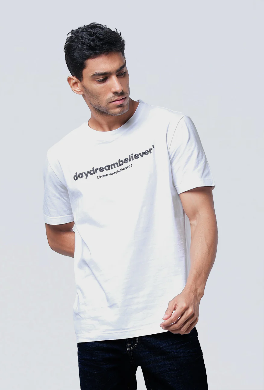 T-Shirt Lengan Pendek Regular Cleo Offwhite - Image 2