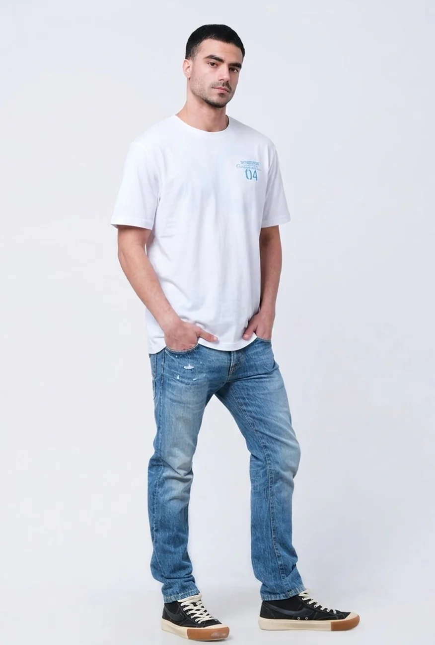 T-Shirt Lengan Pendek Regular Cosby White 2.0 - Image 2