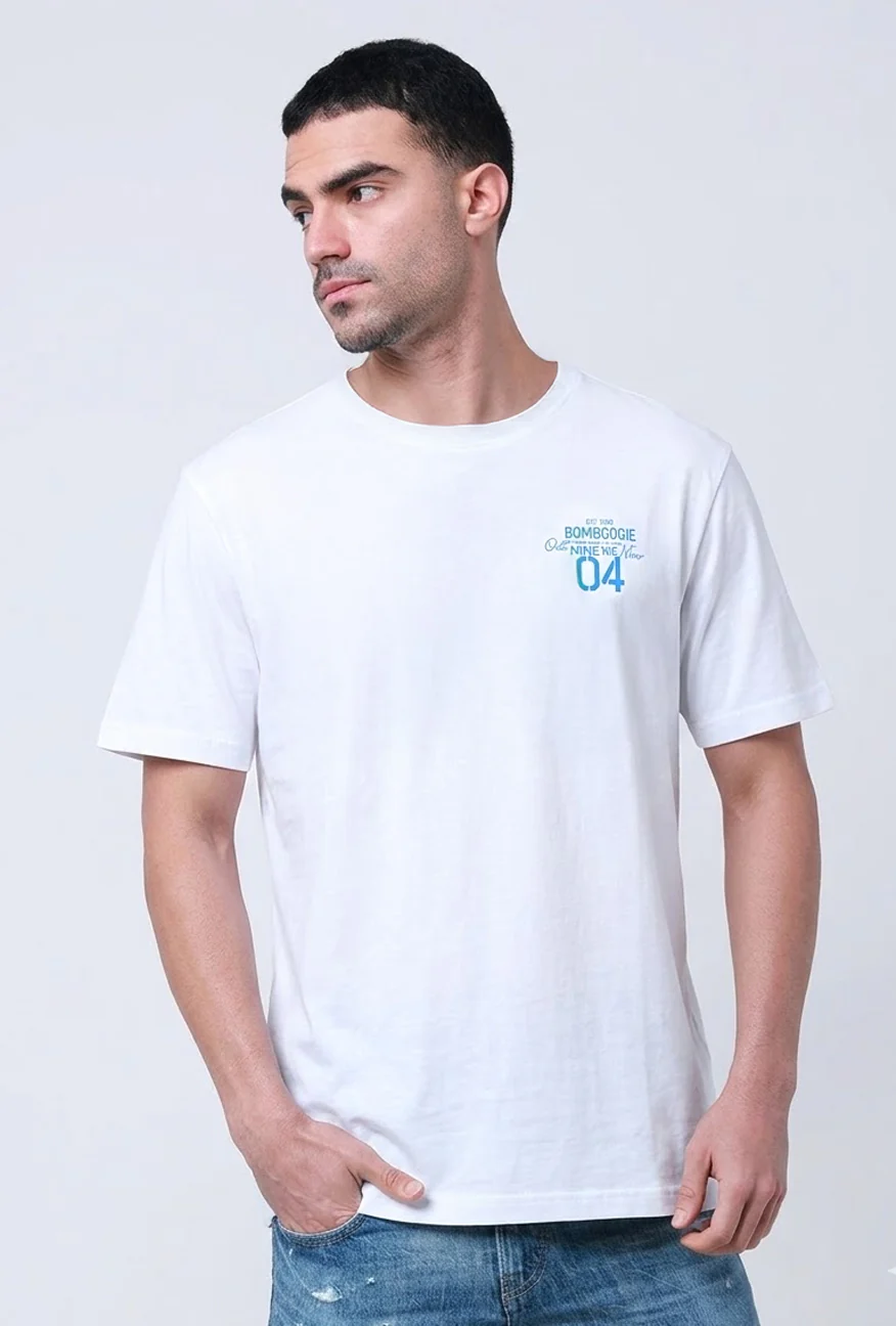 T-Shirt Lengan Pendek Regular Cosby White 2.0 - Image 4