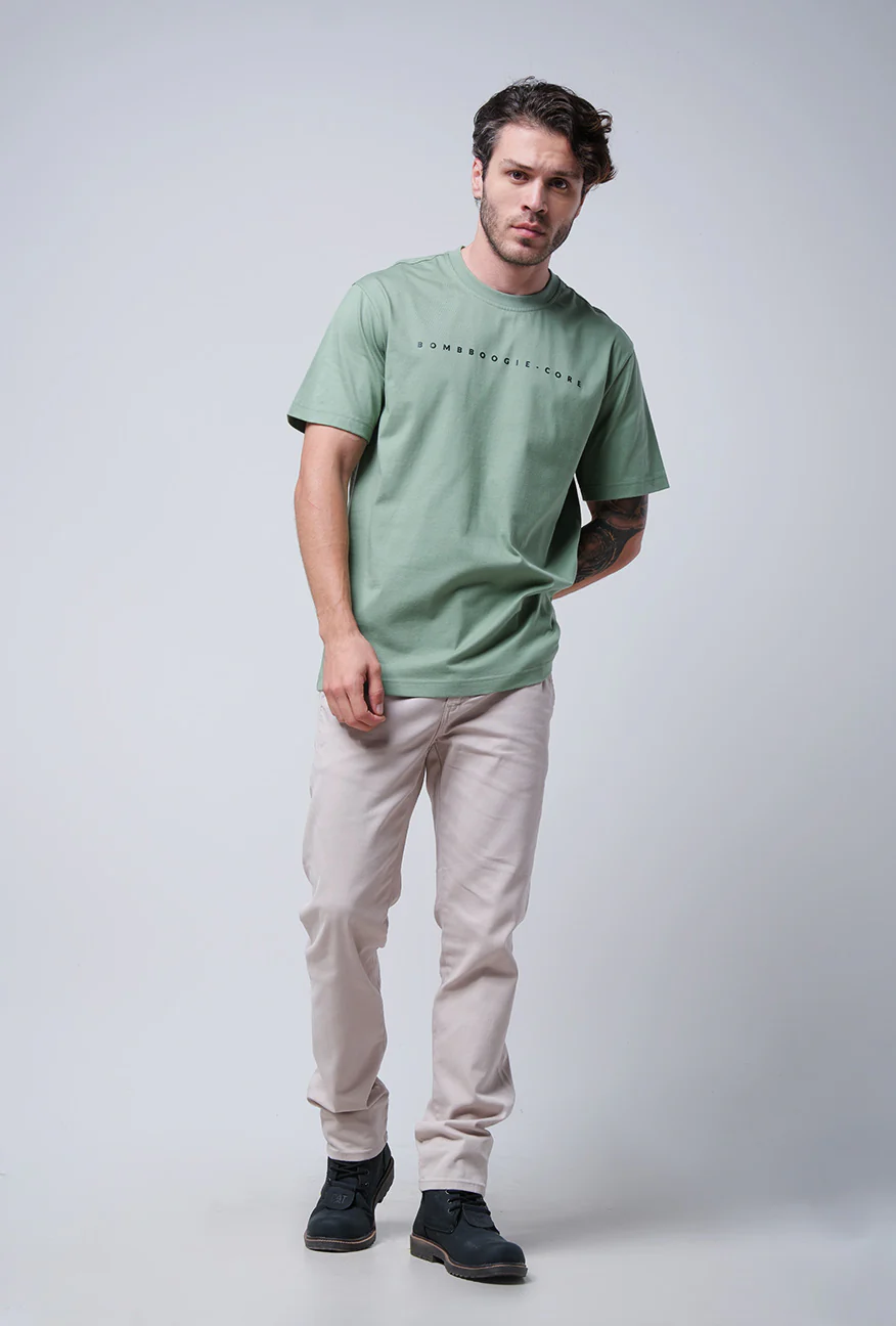 T-Shirt Lengan Pendek Regular Craze Green - Image 3