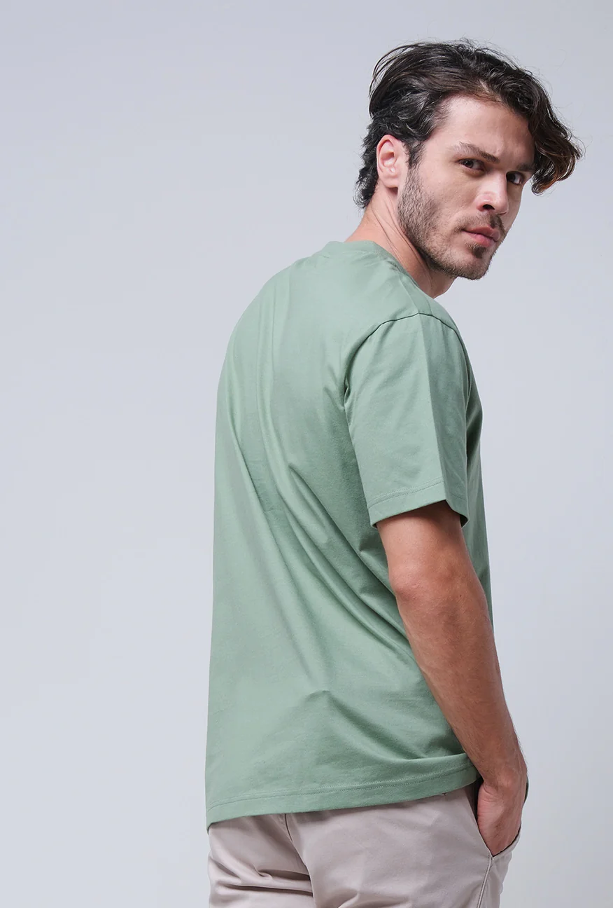 T-Shirt Lengan Pendek Regular Craze Green - Image 4